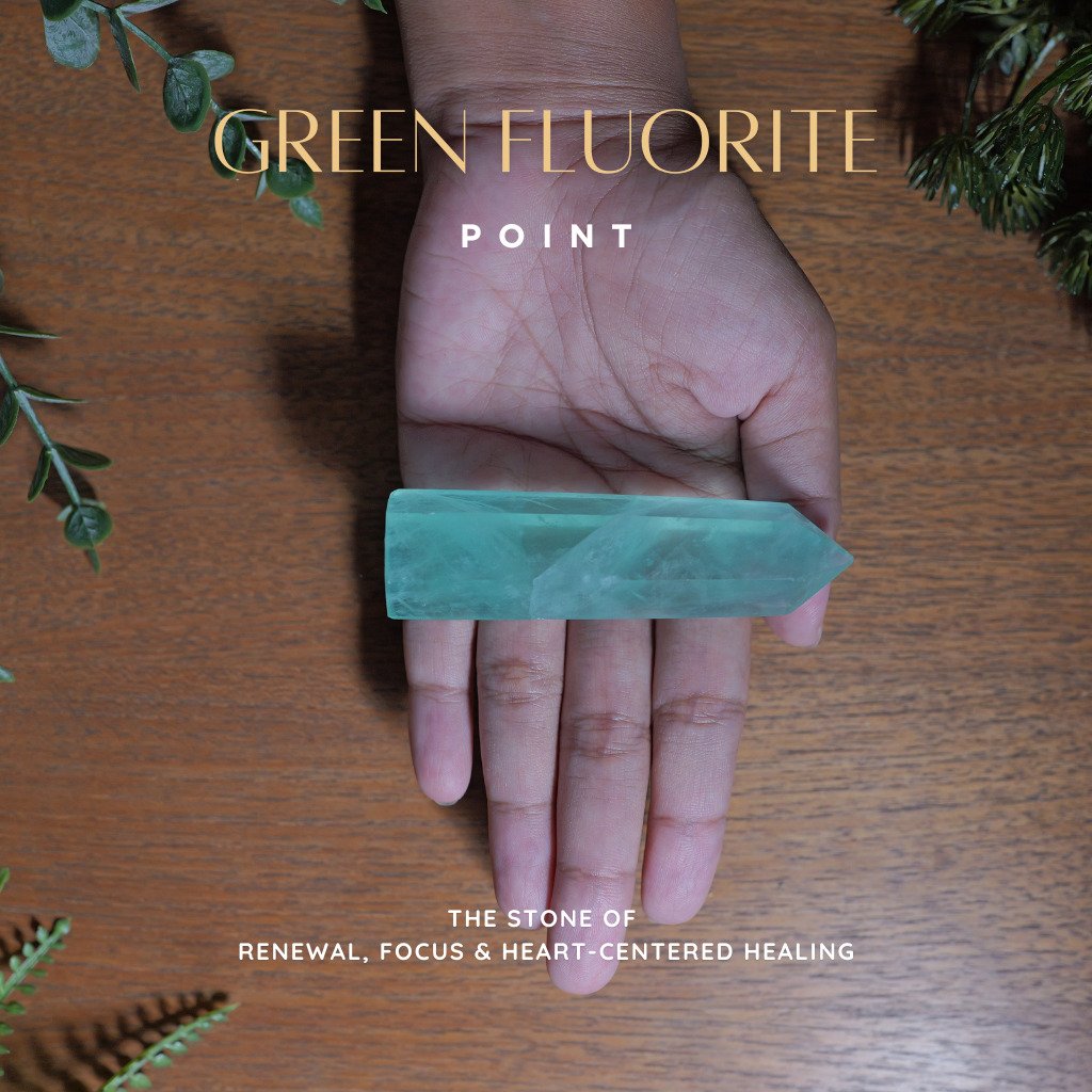 Green Fluorite Point